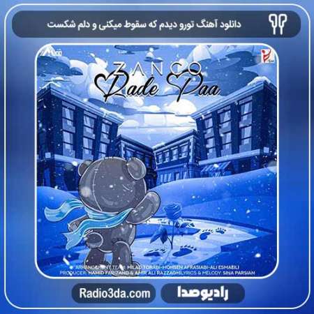 دانلود آهنگ زانکو به نام تورو دیدم که سقوط میکنی و دلم شکست